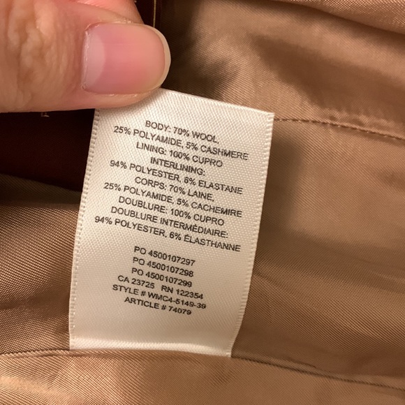 Wilfred Eden Wool Coat - CAMEL - Picture 6 of 7